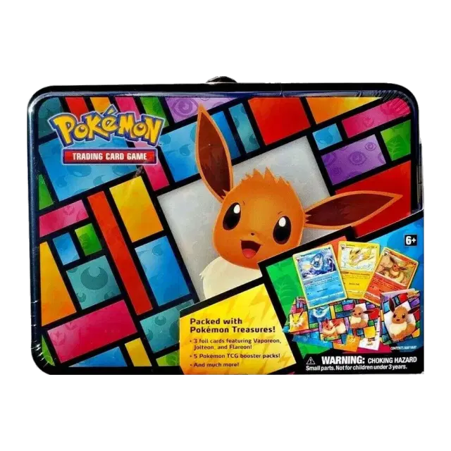 Eevee Pokemon Treasure Chest Tin