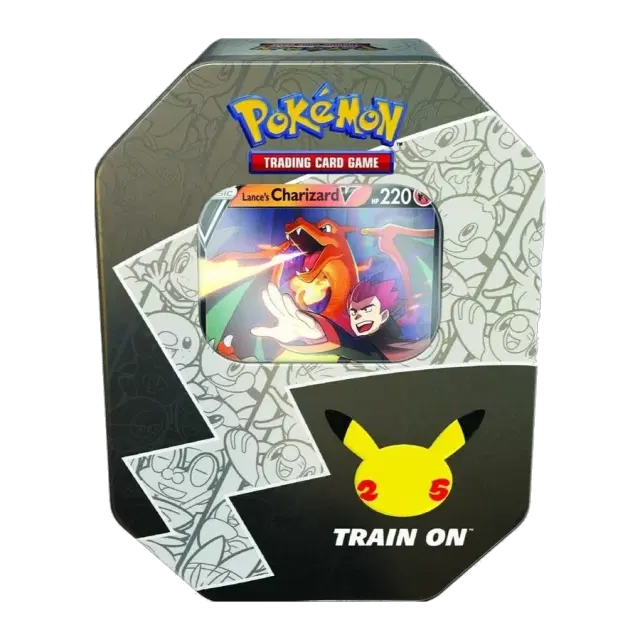 Pokemon Celebrations International Tin [Lance's Charizard V]