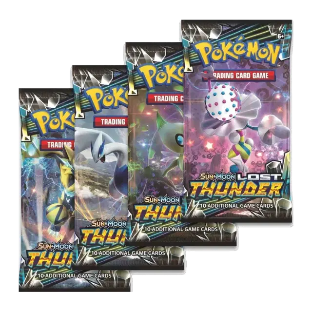 Lost Thunder Booster Pack Art Bundle [Set of 4]