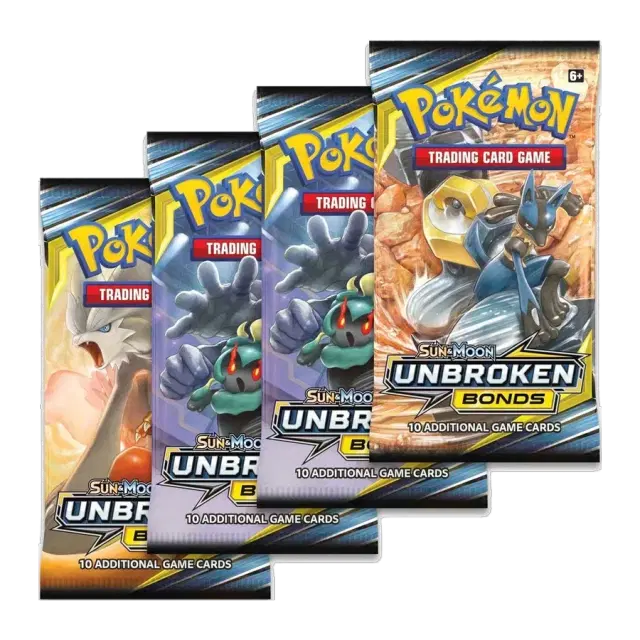 Unbroken Bonds Booster Pack Art Bundle [Set of 4]