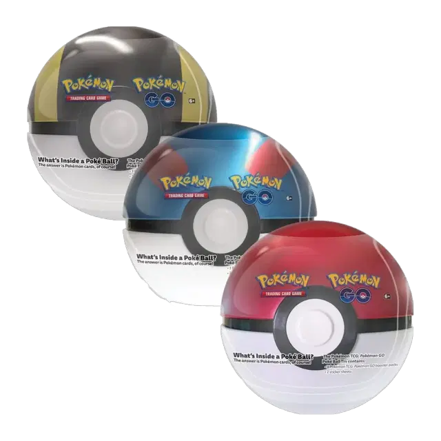 Pokemon GO Poke Ball Tin [Set of 3]