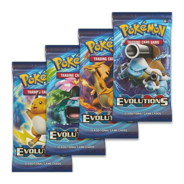Evolutions Booster Pack Art Bundle [Set of 4]