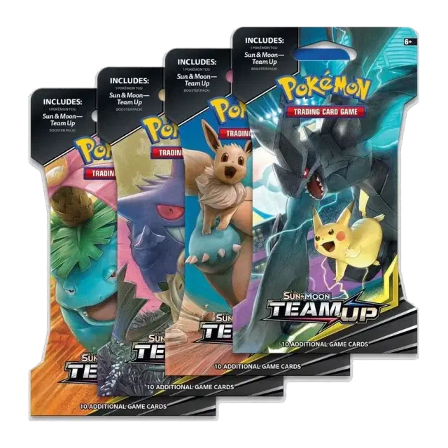 Team Up Sleeved Booster Pack Art Bundle [Set of 4]