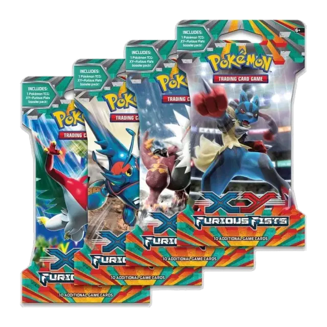 Furious Fists Sleeved Booster Pack Art Bundle [Set of 4]
