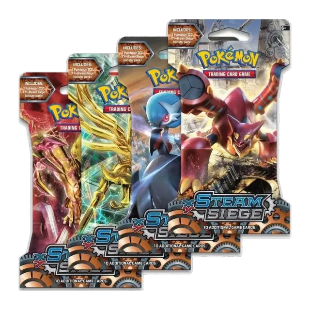Steam Siege Sleeved Booster Pack Art Bundle [Set of 4]