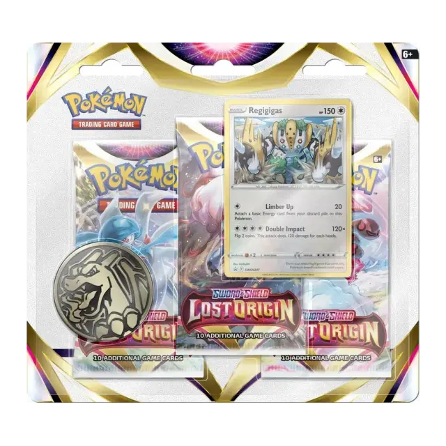 Lost Origin 3 Pack Blister [Regigigas]