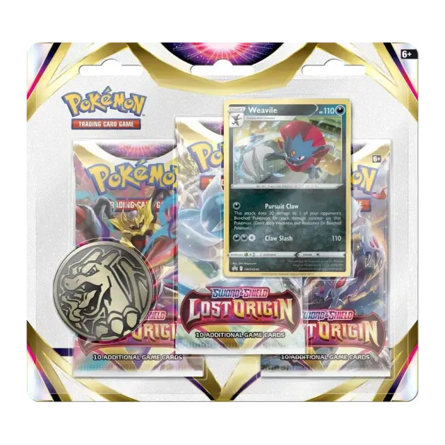 Lost Origin 3 Pack Blister [Weavile]