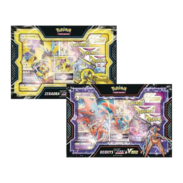 Deoxys/Zeraora VMAX & VSTAR Battle Box [Set of 2]