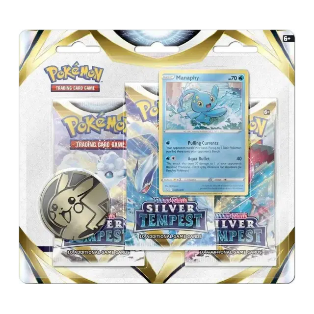 Silver Tempest 3 Pack Blister [Manaphy]