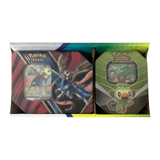 Legends of Galar Tin + Galar Partners Tin 2-pack [Zacian V/Rillaboom V] (Retail Exclusive)