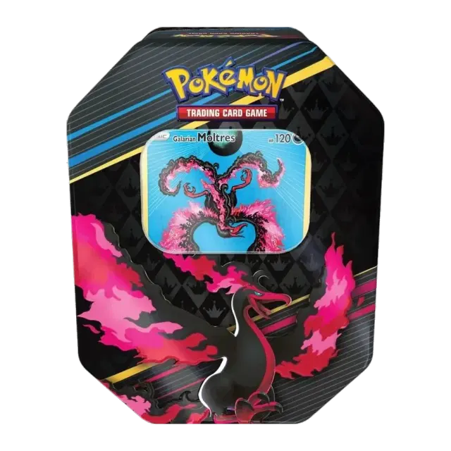 Crown Zenith Tin [Galarian Moltres] (International Version)