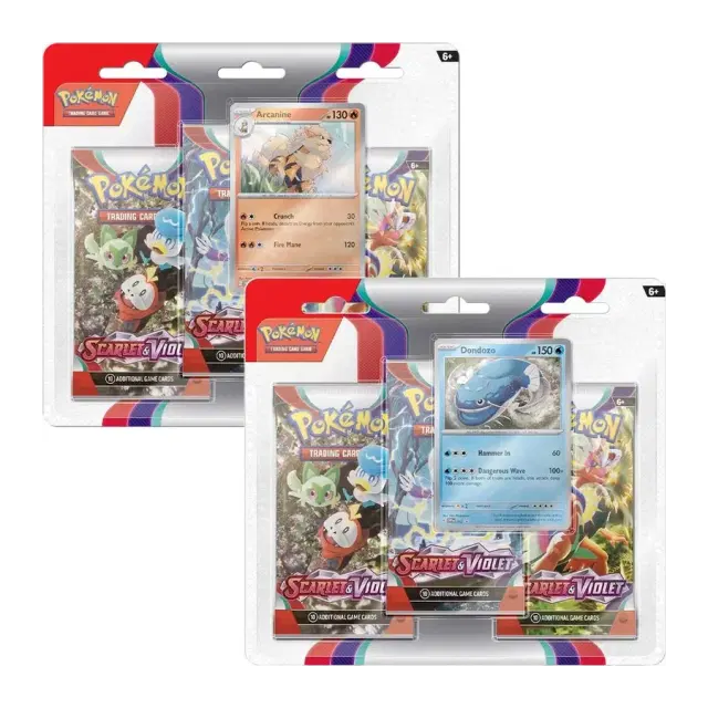 Scarlet & Violet 3 Pack Blister [Set of 2]