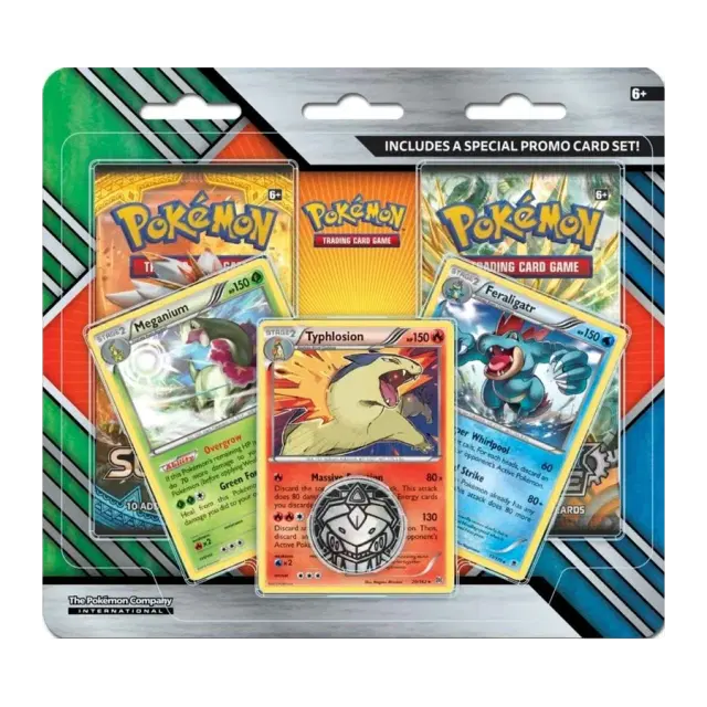 2-Pack Blister Pack [Meganium, Typhlosion & Feraligatr]
