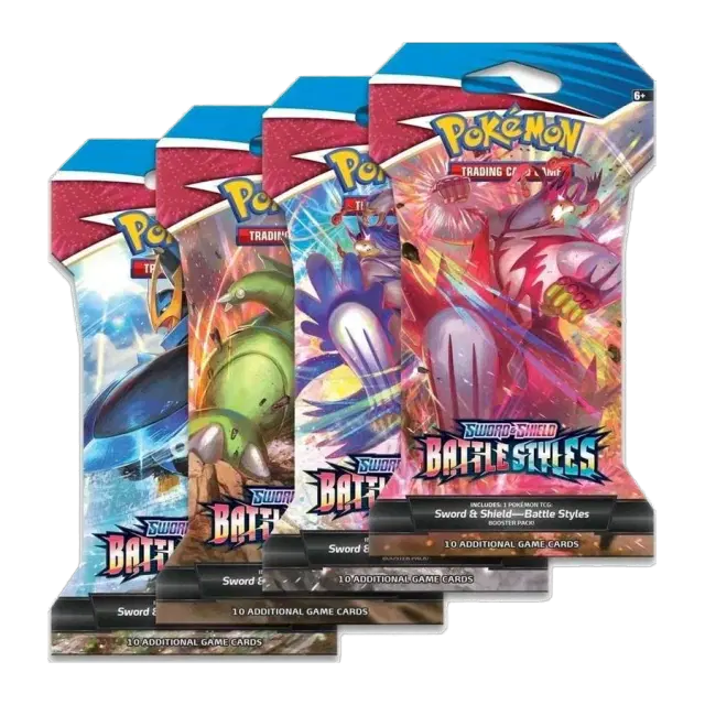 Battle Styles Sleeved Booster Pack Art Bundle [Set of 4]