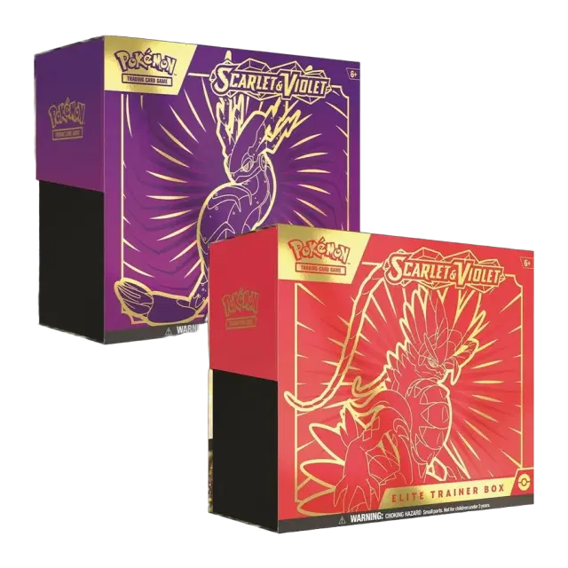 Scarlet & Violet Elite Trainer Boxes [Set of 2]