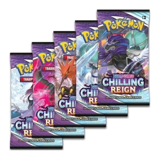 Chilling Reign Booster Pack Art Bundle [Set of 5]