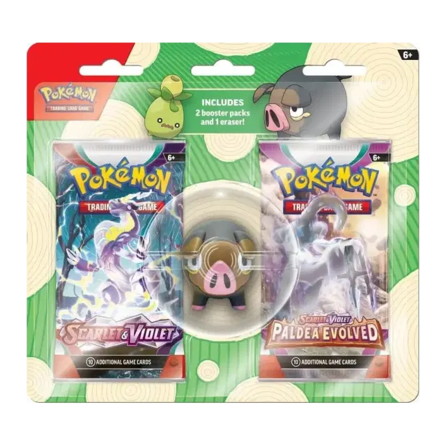 Pokemon TCG: Back to School Eraser Blister [Lechonk]