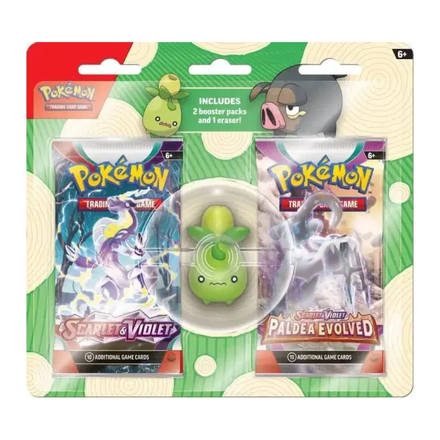 Pokemon TCG: Back to School Eraser Blister [Smoliv]