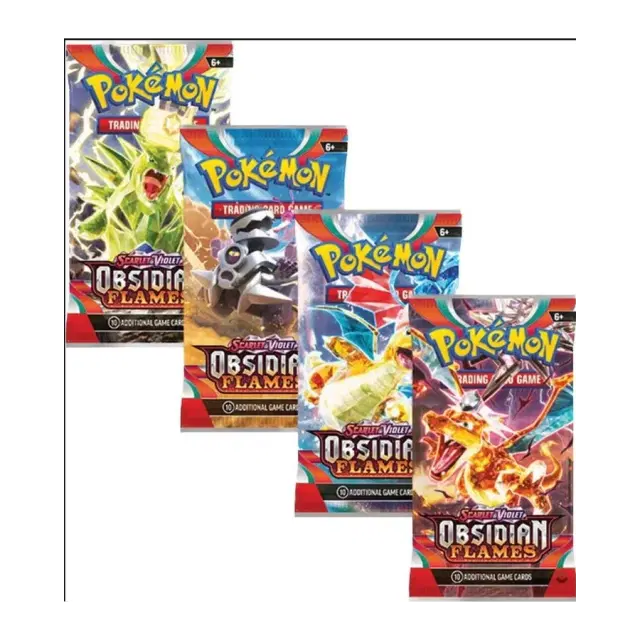 Obsidian Flames Booster Pack Art Bundle [Set of 4]