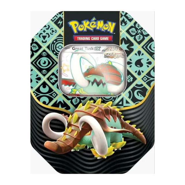 Paldean Fates International Tin [Great Tusk ex]