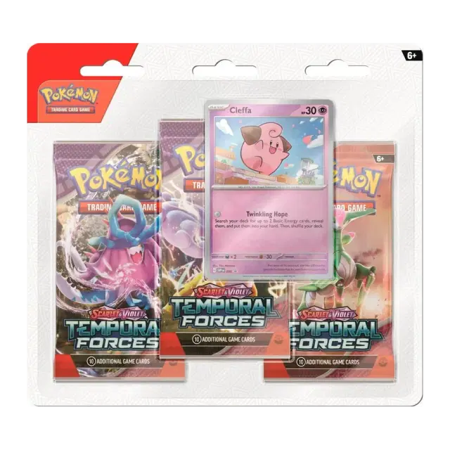 Temporal Forces 3 Pack Blister [Cleffa]