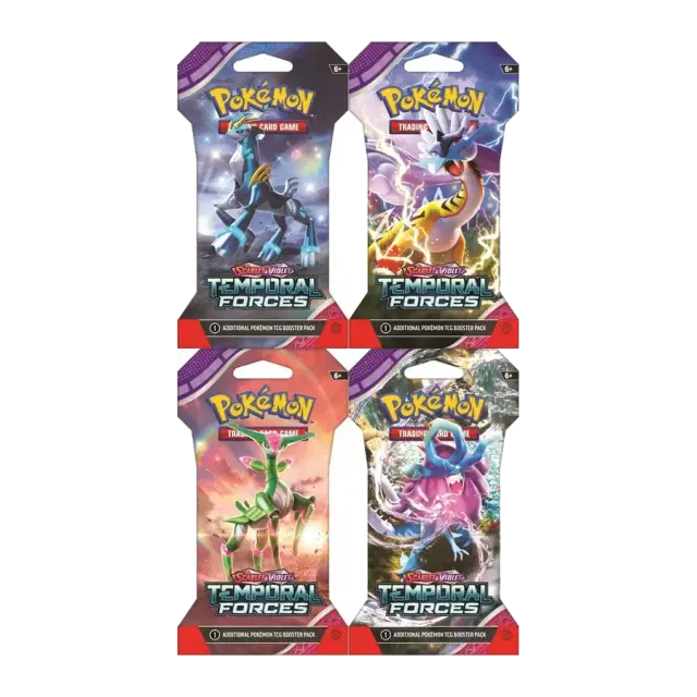 Temporal Forces Sleeved Booster Pack Art Bundle [Set of 4]