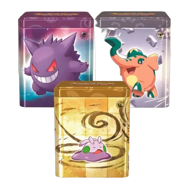 Pokemon Stacking Tins [Set of 3] (Psychic, Metal, and Dragon)