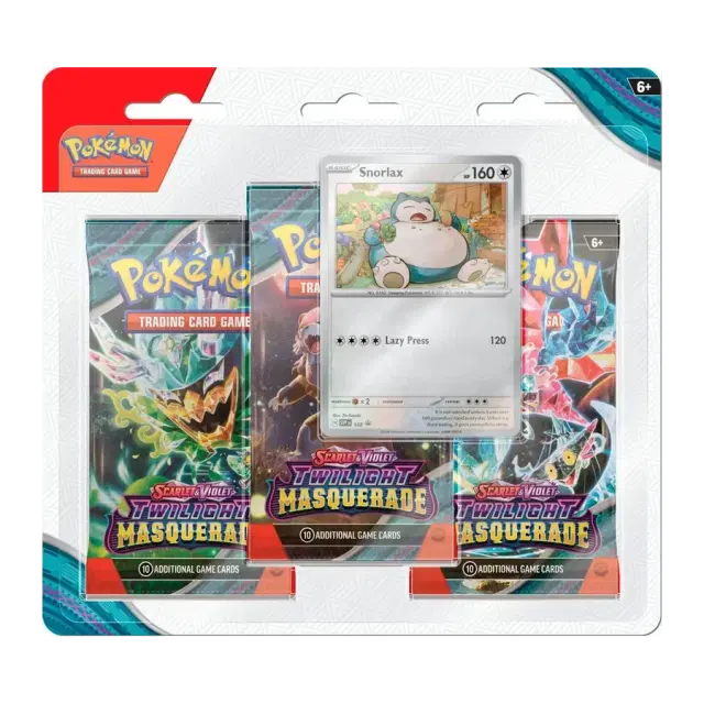 Twilight Masquerade 3 Pack Blister [Snorlax]