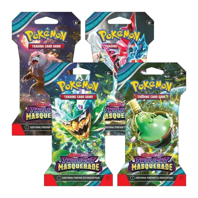 Twilight Masquerade Sleeved Booster Pack Art Bundle [Set of 4]