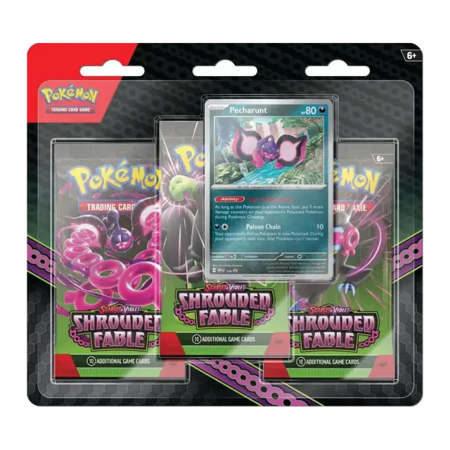 Shrouded Fable 3 Pack Blister [Pecharunt]