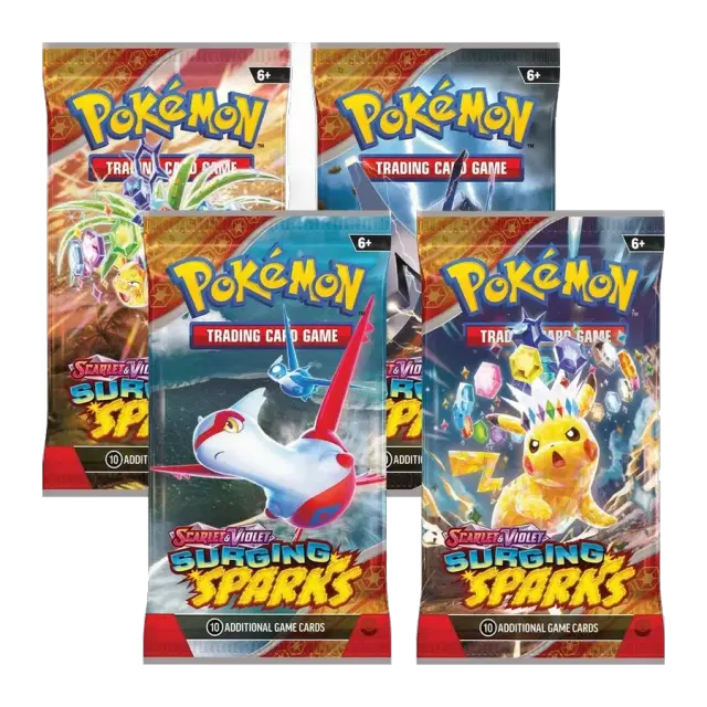 Surging Sparks Booster Pack Art Bundle [Set of 4]