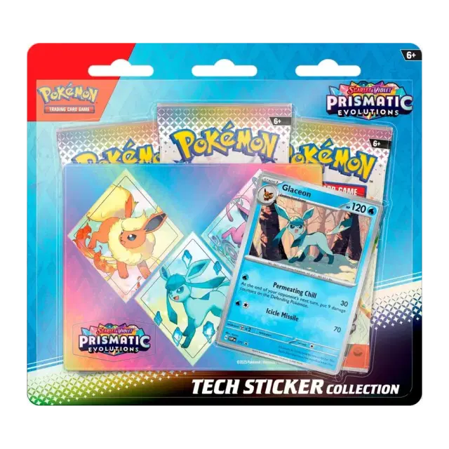 Prismatic Evolutions Tech Sticker Collection [Glaceon]