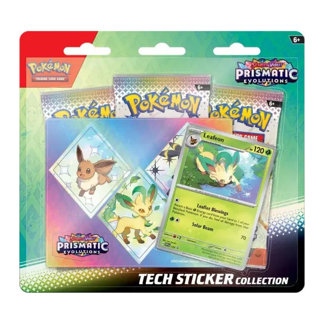 Prismatic Evolutions Tech Sticker Collection [Leafeon]