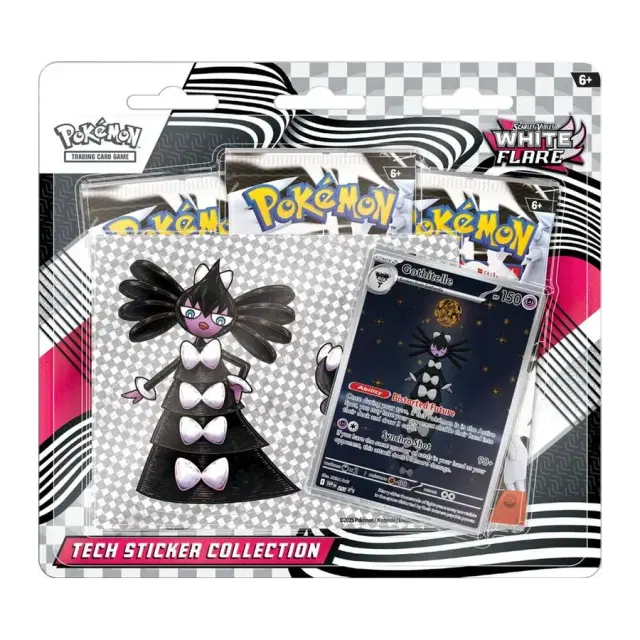 White Flare Tech Sticker Collection
