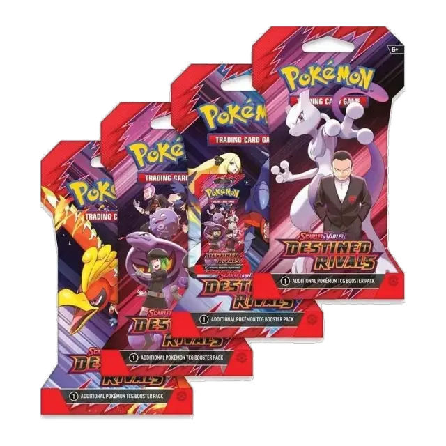 Destined Rivals Sleeved Booster Pack Art Bundle [Set of 4]