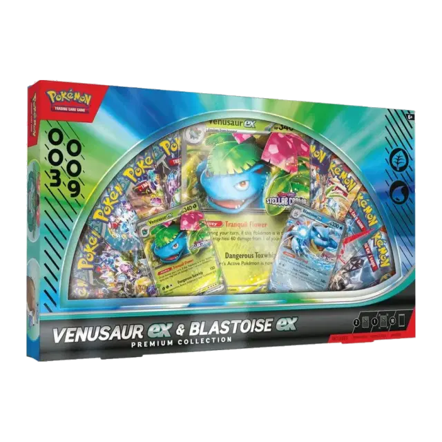 Venusaur ex & Blastoise ex Premium Collection