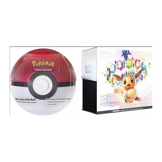 Prismatic Evolutions Elite Trainer Box and Pokeball (Sam's Club)