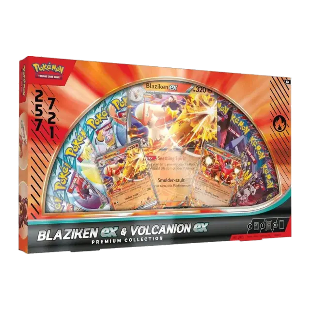 Blaziken ex & Volcanion ex Premium Collection