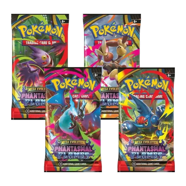 Phantasmal Flames Booster Pack Art Bundle [Set of 4]
