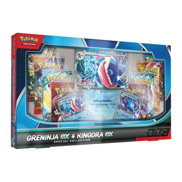 Greninja EX & Kingdra EX Special Collection Box