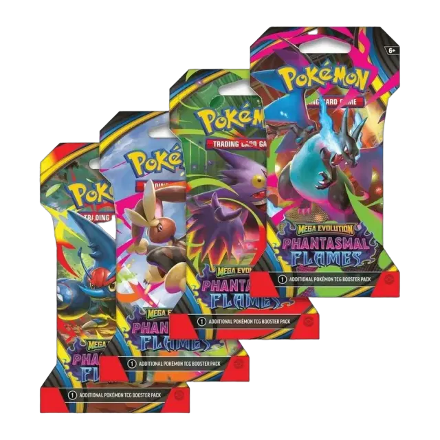 Phantasmal Flames Sleeved Booster Pack Art Bundle [Set of 4]