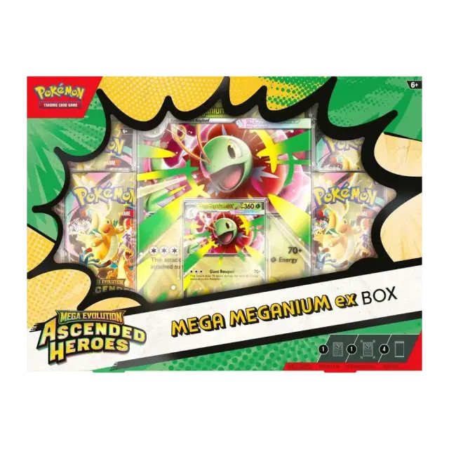 Ascended Heroes Mega Meganium ex Box