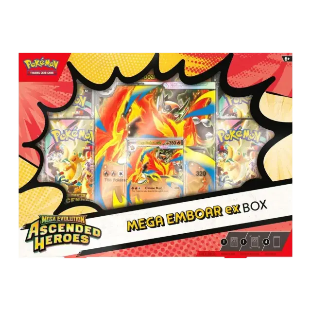 Ascended Heroes Mega Emboar ex Box