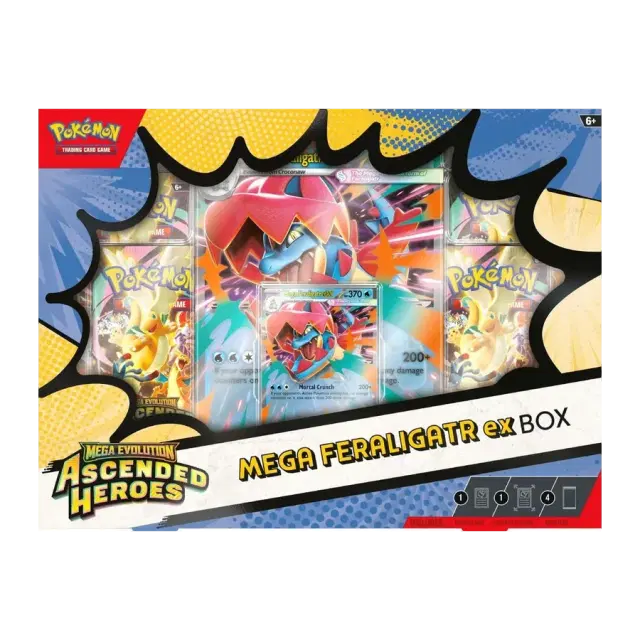 Ascended Heroes Mega Feraligatr ex Box