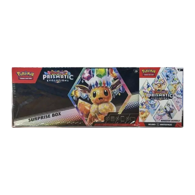 Prismatic Evolutions Booster Bundle + Surprise Box Bundle (Sam's Club)