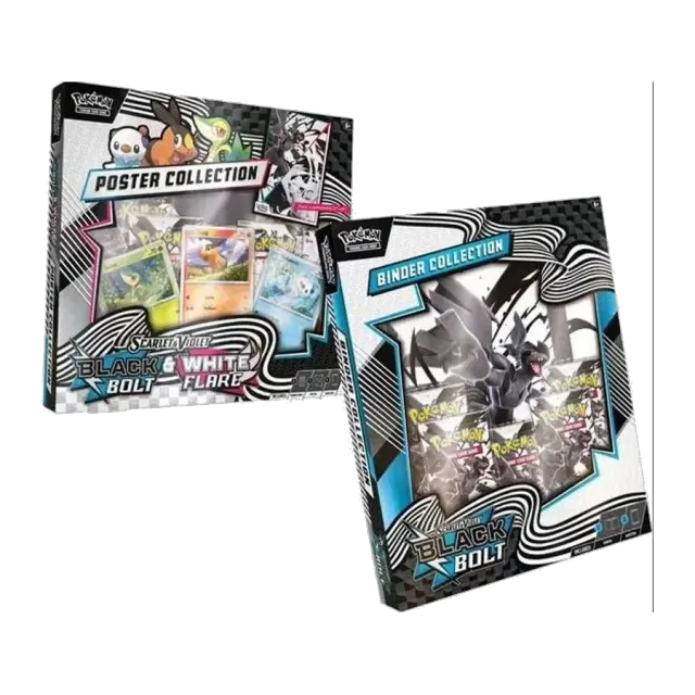 Black Bolt Binder & Unova Poster Collection (Sam's Club)