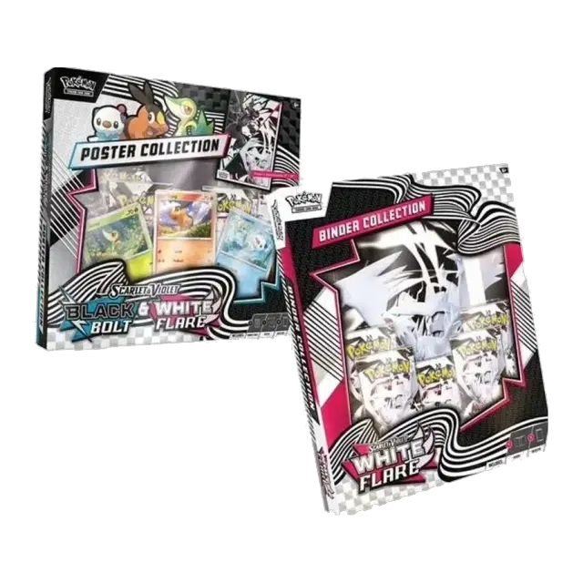 White Flare Binder & Unova Poster Collection (Sam's Club)
