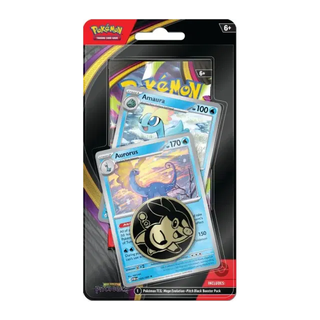 Pitch Black Premium Checklane Blister [Amaura, Aurorus] (Target Exclusive)
