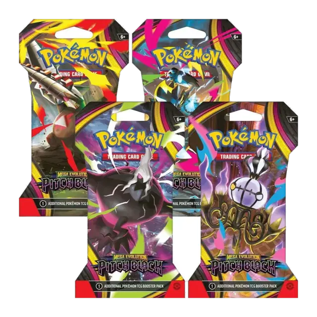 Pitch Black Sleeved Booster Pack Art Bundle [Set of 4]