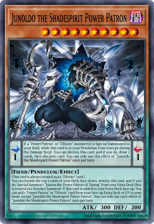 Junoldo the Shadespirit Power Patron